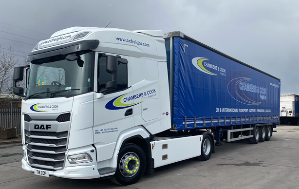 Chambers and Cook are delighted to receive 9 DAF XG Tractor units