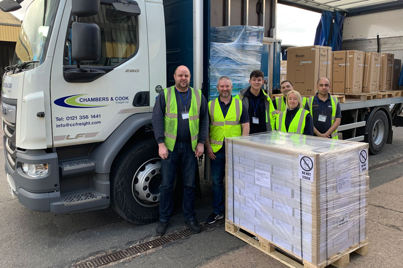Chambers & Cook ships it’s two-millionth pallet through the Palletforce network this week